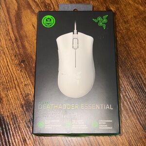 Razer DeathAdder Essential White Mouse. NIB